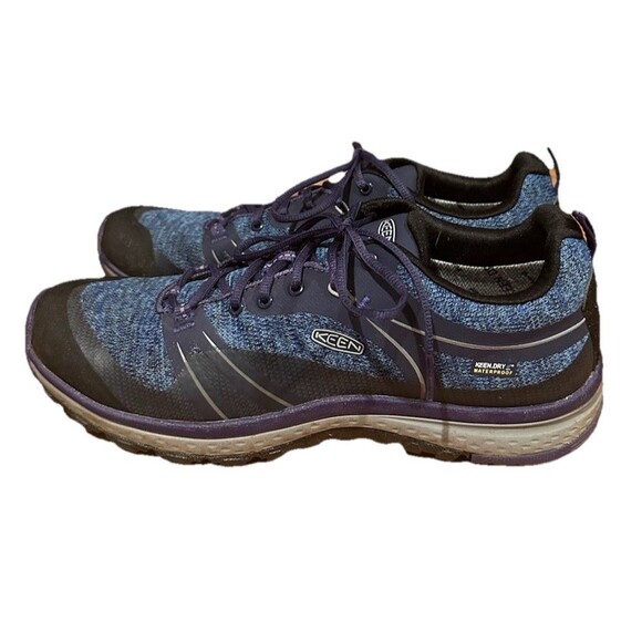 KEEN Terradora Waterproof Low sneakers blue womens shoes size 9.5 - Picture 3 of 9